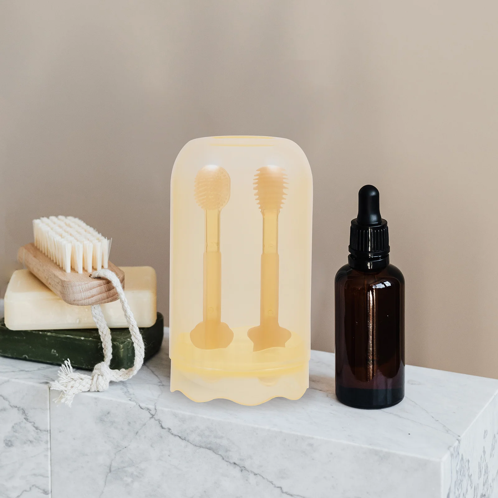 

1 комплект, силиконовый очиститель языка для младенцев, уход за полостью рта, мягкая зубная щетка, очиститель для рта новорожденных, нежный уход за полостью рта для языка