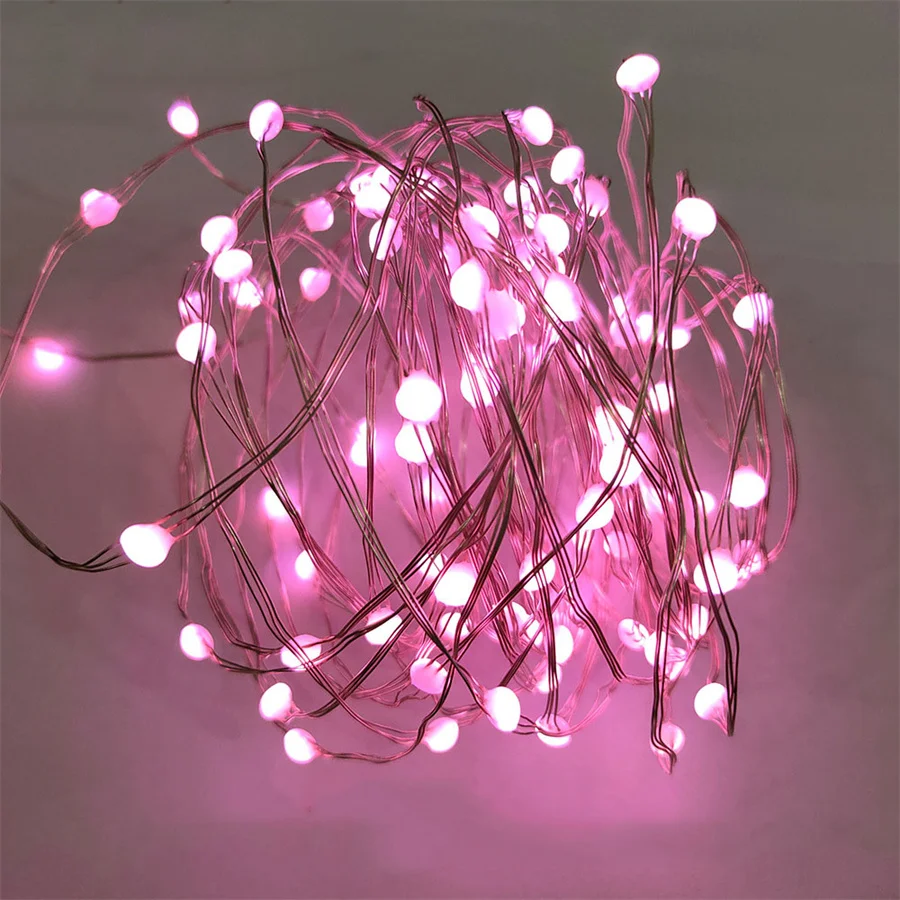 20M Smart RGB Christmas Tree Fairy Light Garland Copper Wire LED String Light With Remote for Christmas Wedding Party Holiday