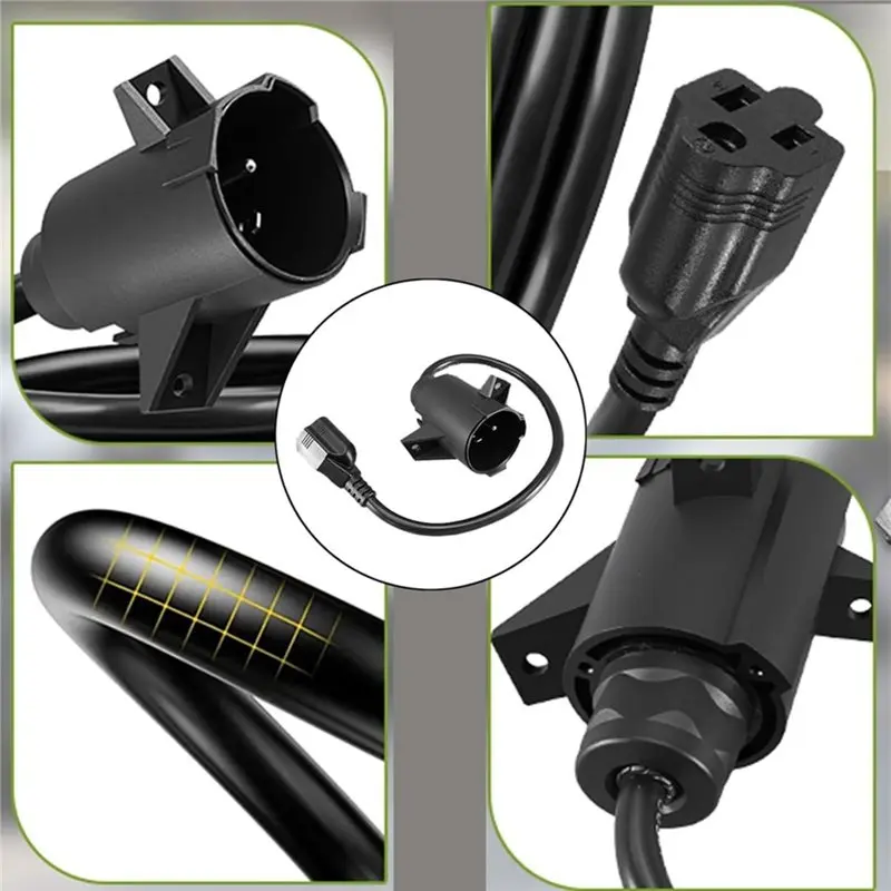 A64T-Charging Port Adapter Plug For Club Car Precedent Electric Golf Cart,Golf Cart Charging Socket Replacement Parts US Plug