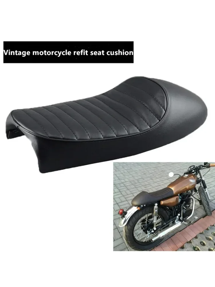 Sac de siège de selle de bosse de remplacement Vintage pour moto café Racer, coussin de bosse approprié pour Yamaha Kawasaki Honda Cg125