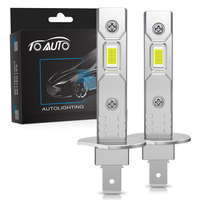 2Pcs Canbus LED Light Bulb H1 H3 Car LED Headlight Mini Size Design Wireless Fanless For Auto LED Lamp White Yellow 12V