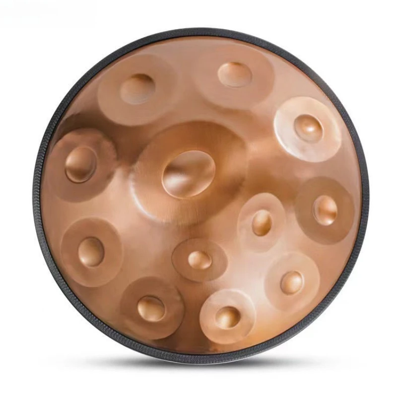 12 Tone Handpan Adult Meditation HandPans Ember Steel Nitrided Handpan Drum Vibrates Tone Professional Percussion Instruments