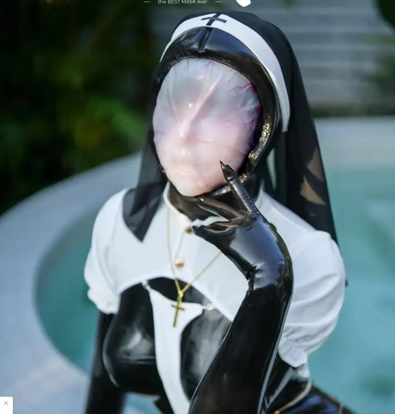 (M31 Desire X Closed Set) Dreammask Silicone Rubber Maiden Series Crossdress Female Replaceable Face Full head Kig Mask