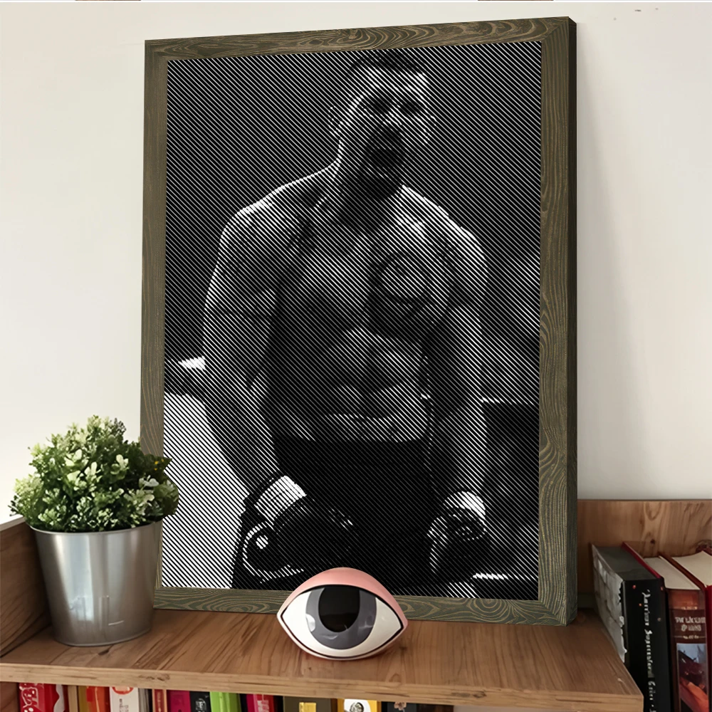 Boyka الملاكم يطبع المشارك غرفة الألعاب الديكور الجمالية مخصص الملاكمة حائط لوح رسم ديكور فني للمنزل صورة ديكور #4