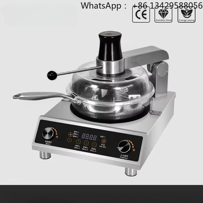 Commercial Industrial Electric Automatic Stir Frying Wok Intelligent Restaurant Cooking Kitchen Machine Cooker Robotic Equipment