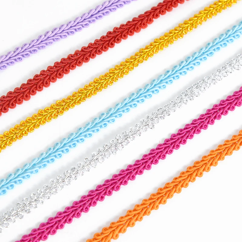 5/10m Trim Lace Ribbon For DIY Craft Sewing Centipede Braided Lace Ribbons Home Party Decor Handmade Clothes Curve Seing Lace