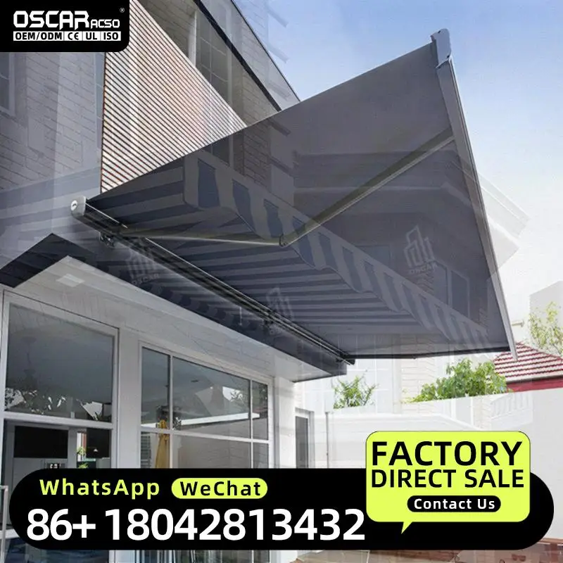 

Retractable Aluminum Gazebo Roof Balcony Awnings Provider from China Outdoor Patio Garden Use Retractable Awning