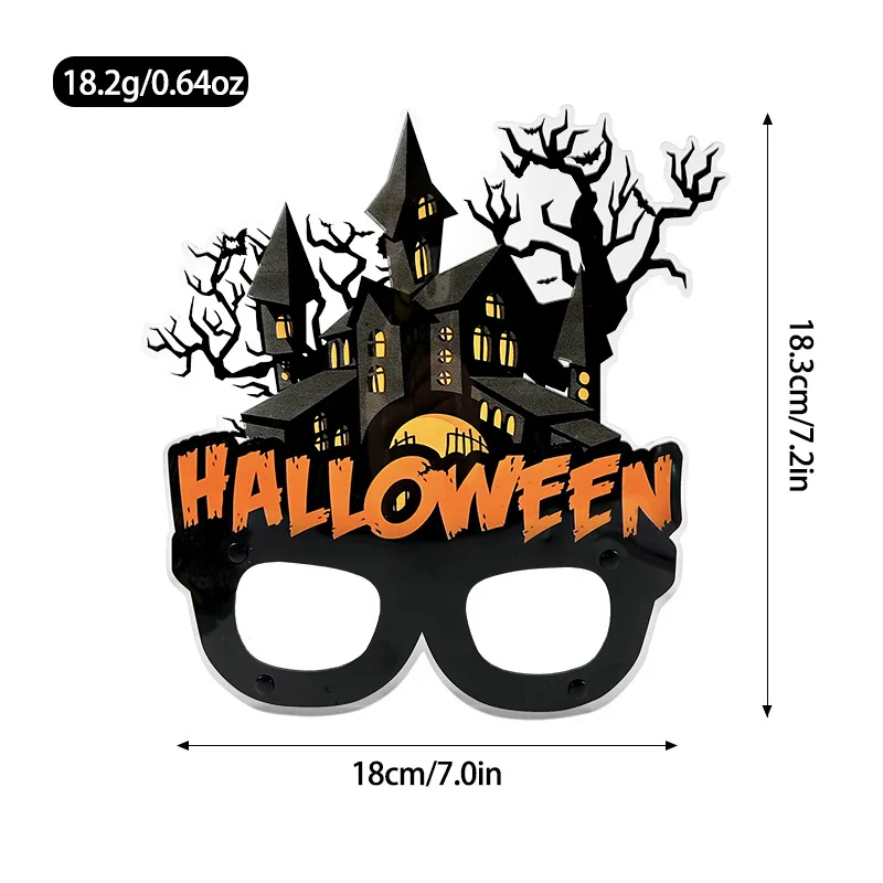 2024 New Halloween Funny Glasses Cosplay  Costumes Accessory Eyeball Rolling Glasses Children or Adults Christmas Gifts