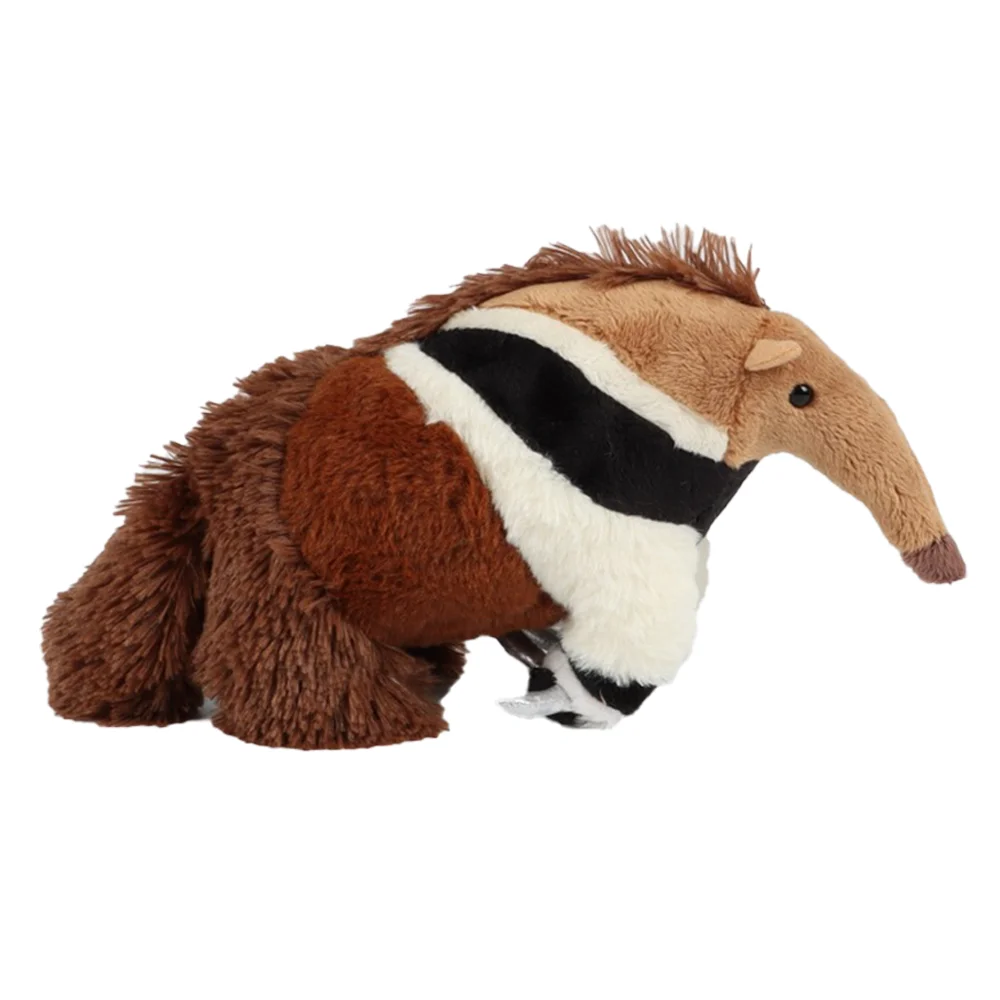 Animals Anteater High Fidelity Cute Anteaters Plushie Plush Toy Lifelike Animals Stuffed Doll Kawai Toy  Kid Xmas Birthday  Gift