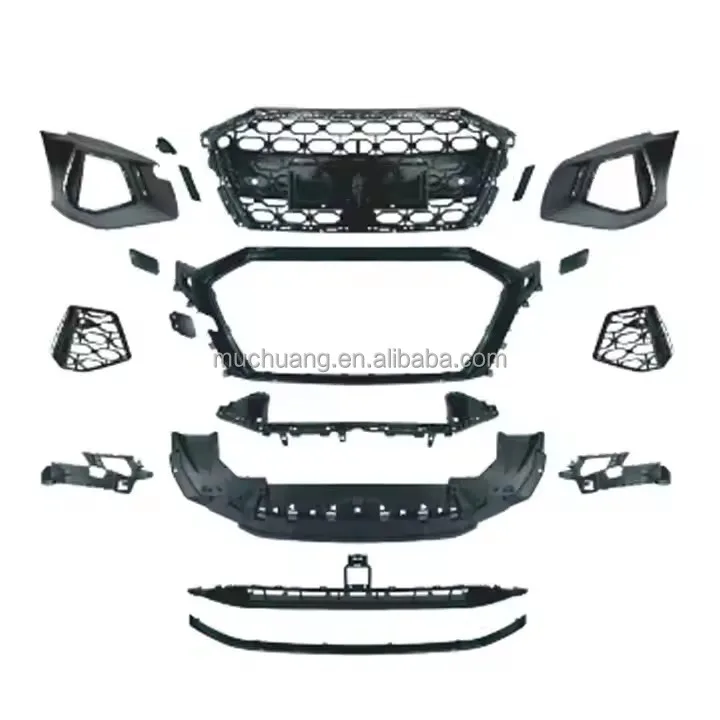 

Modern Design Auto Parts for Sedan Au/di A3 RS3 Style Body Kit Upgrade Front Bumper Front Lip Rear Diffuser Grille PP Material