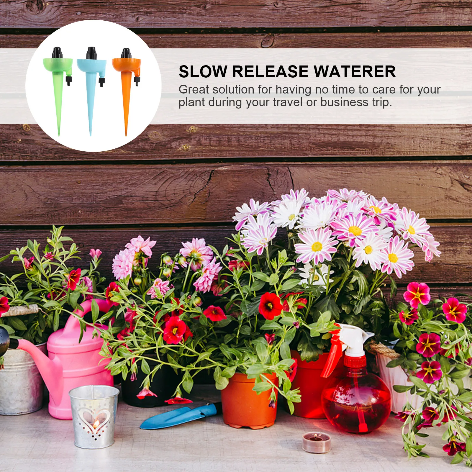 6 Pcs Water Drip Irrigation System for Garden Plant Self Watering Devices Plants Auto Self-watering