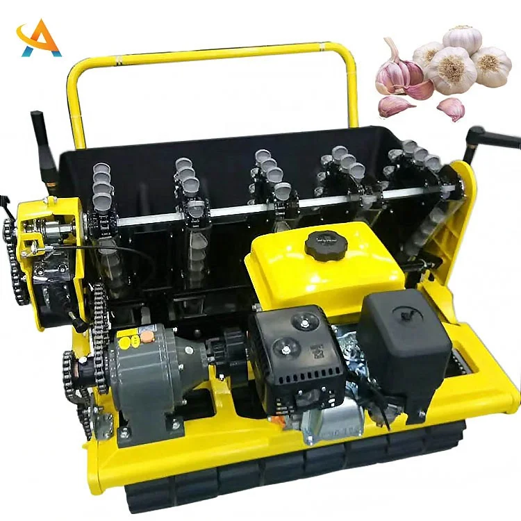 

Agriculture Machine Seeder 6 Rowas Gasoline Engine Garlic Planting Machine Manual Potato Garlic Planter For Sale