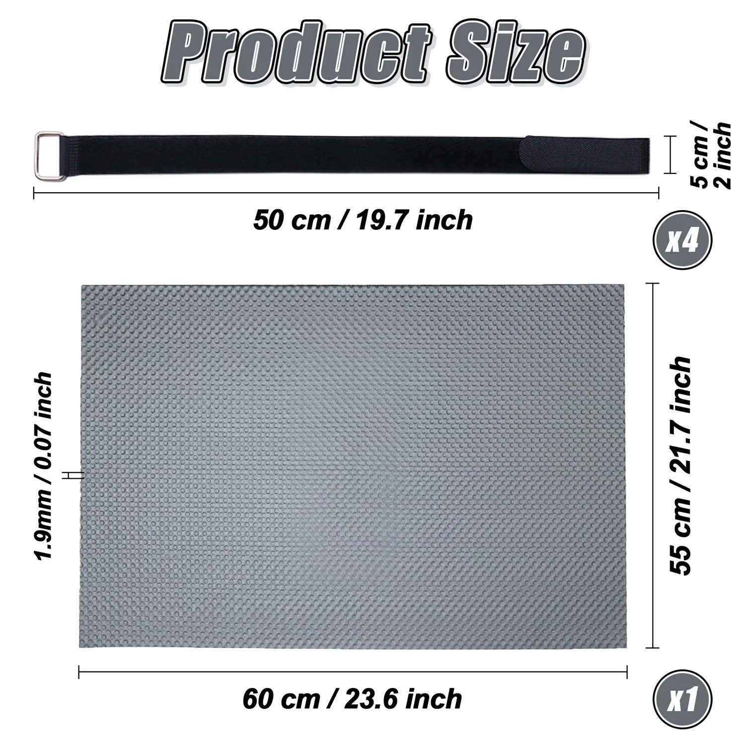 5 قطعة حصيرة تمرين الساق القطع الناقص غير القابلة للانزلاق تنطبق على أداة التجديف البيضاوية تحت المكتب أثناء الجلوس بشكل مثالي للقدم الكهربائية