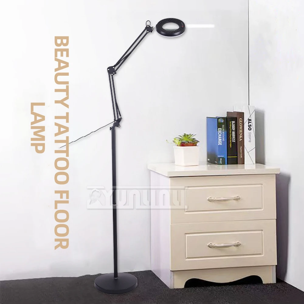 Yunlin Li Work Floor Lamp Led Nail Art Eye Protection Simple Study Piano Lamp Mahjong Tattoo Eyelash Desk Lamp