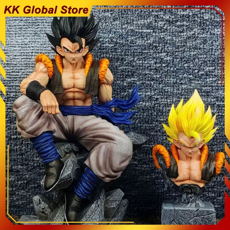 ฟิกเกอร์อนิเมะดราก้อนบอล โกจิต้า ขนาด 25 ซม. โมเดลเรซิ่น ฉากจำลอง ของตกแต่งโต๊ะทำงาน ของประดับตกแต่ง ของขวัญคริสต์มาสสำหรับเด็ก ของเล่น