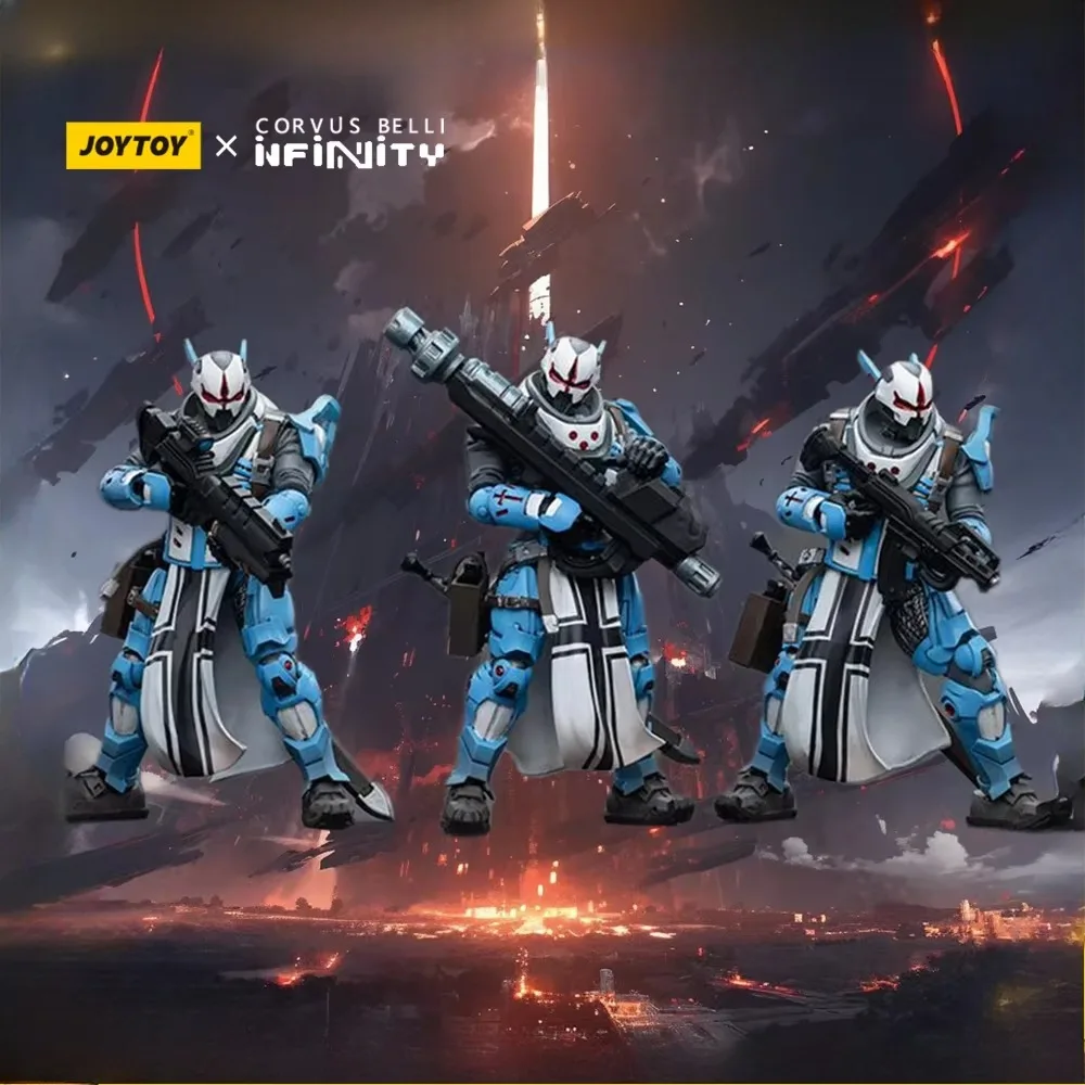 [In-Stock] JOYTOY INFINITY Action Figure PanOceania Teutonic Knights Anime Figurine Joint Movable รุ่นสะสมวันเกิดของเล่น