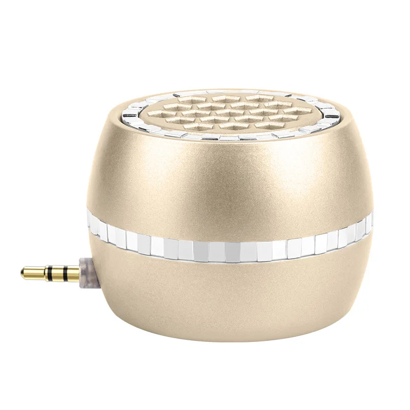 Portable Wireless Speaker Phone External Speaker Universal 3.5mm Jack Mini Sound Box For Smartphone Tablet Laptop MP3 MP4