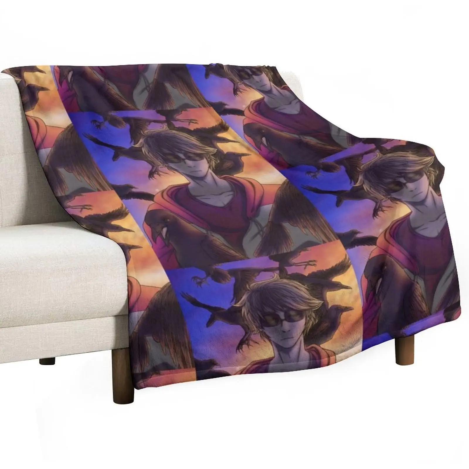 

dave strider-homestuck Throw Blanket Sofa Throw Bed Fashionable Blankets