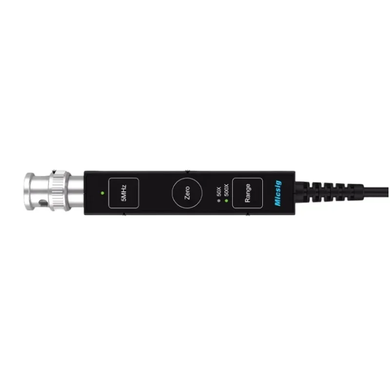 Sonda diferencial de alto voltaje MDP3002 con SigOFIT™Tech, ancho de banda de 200MHz y 3000Vpk para osciloscopio de Puerto BNC