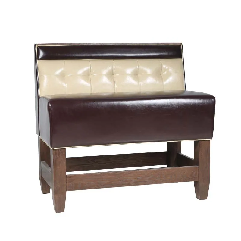 

Restaurant, booth, sofa, solid wood, soft bag, catering, American, retro, clear bar