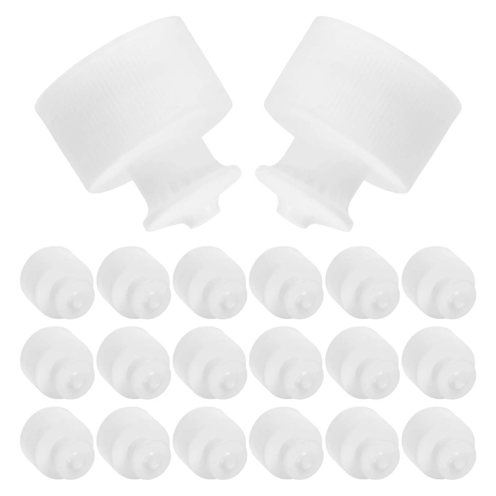 

20pcs Sports Pull-Push Bottle Caps 2.8Cm Reusable For 28Mm Water Bottles Leak-Proof Portable Replacement Outdoor Tool Accessory