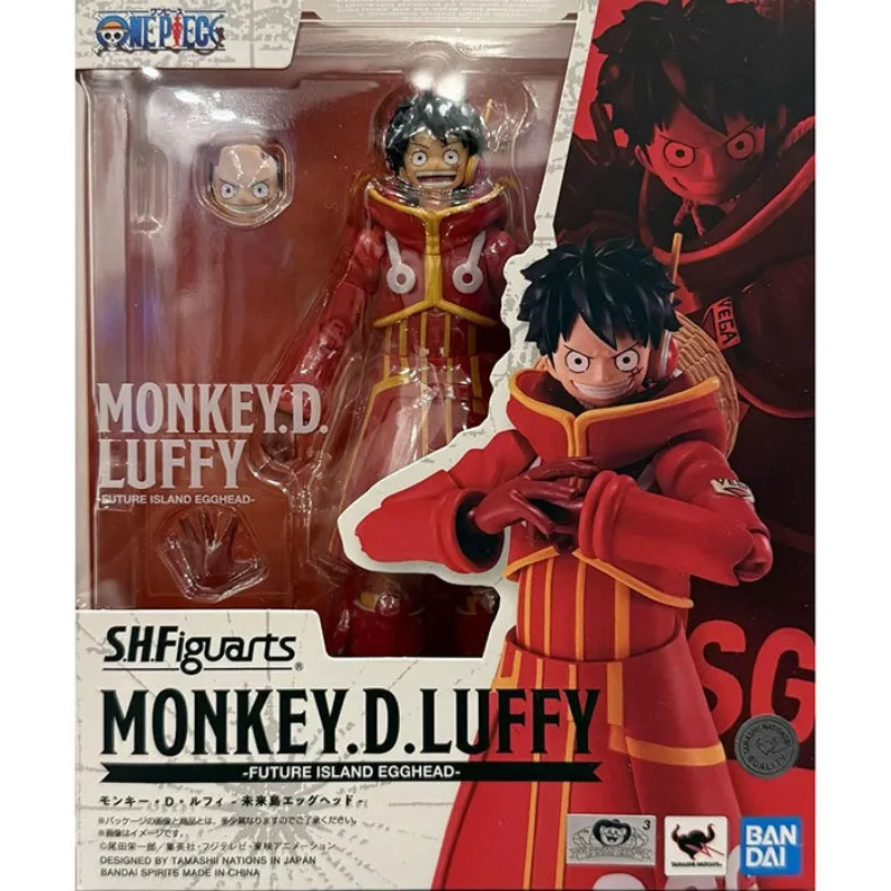 

In Stock Bandai SHF Monkey D Luffy Egghead One Piece Movable Action Figure