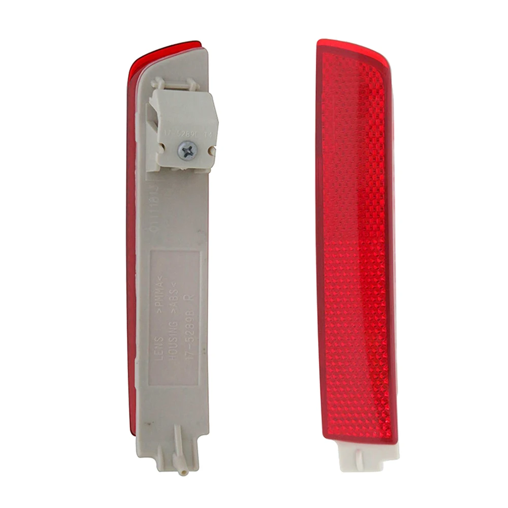 2Pcs/Pair LED Car Exterior Rear Bumper Reflector Tail Brake Stop Running Light For Nissan Sentra 2012-2018 265655C000 265605C000