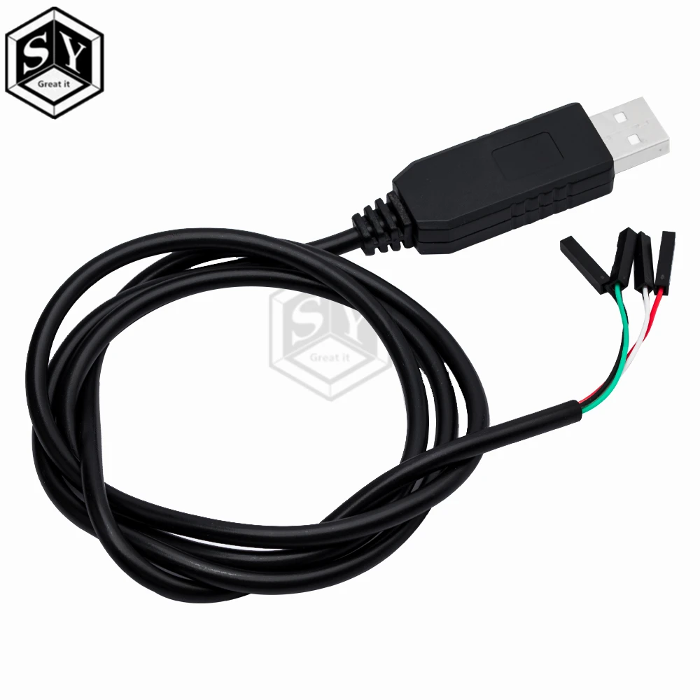 Cable USB a módulo COM, convertidor automático, RS232, TTL, UART, PL2303HX, pl2303, 1 ud.