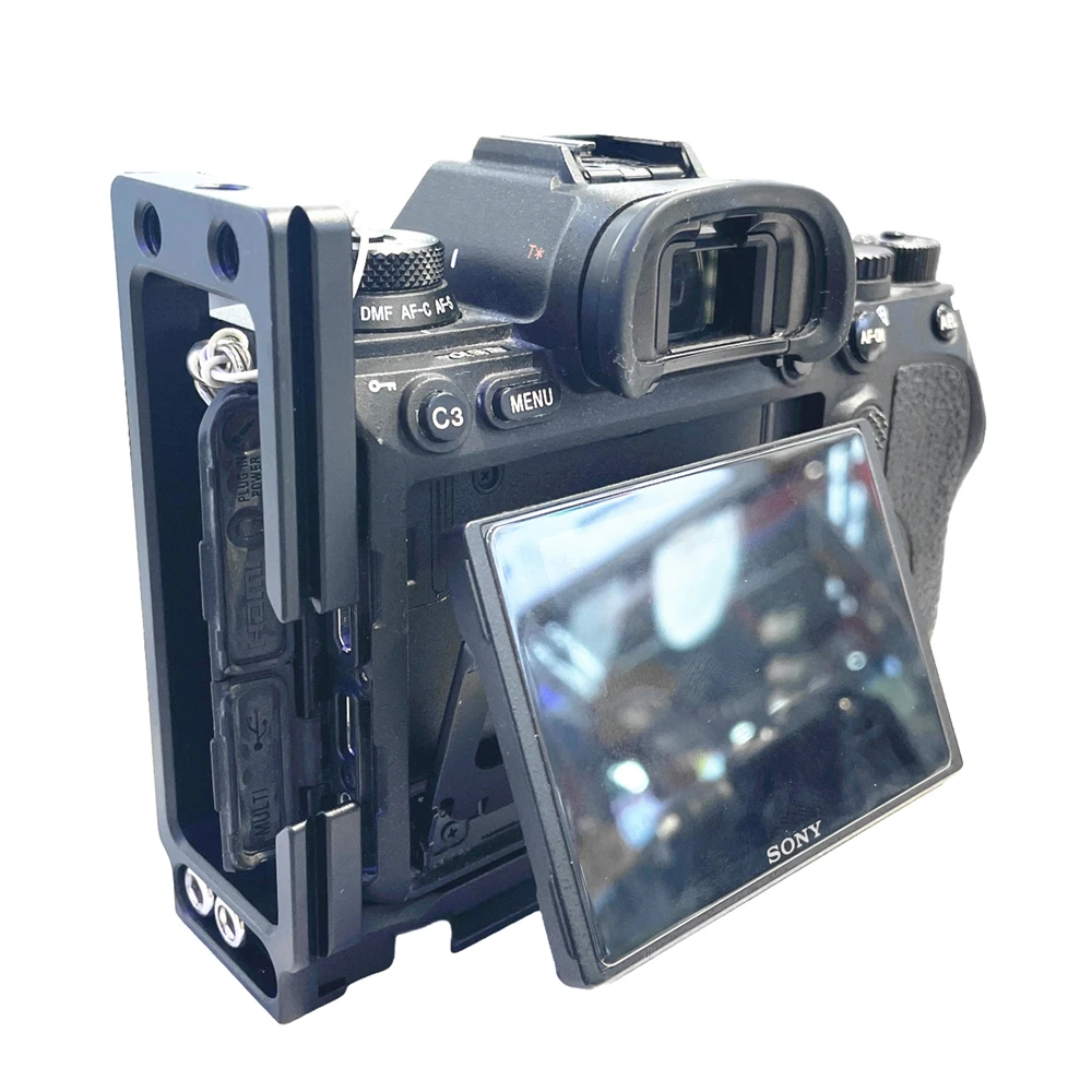 อเนกประสงค์อย่างแท้จริงขาตั้งกล้องแบบตั้งเร็วแบบ L สำหรับ Canon R7 R10 SONY A7R V Fuji XT5 X-H2S XH2 Nikon Z8กล้อง OM5 Z30