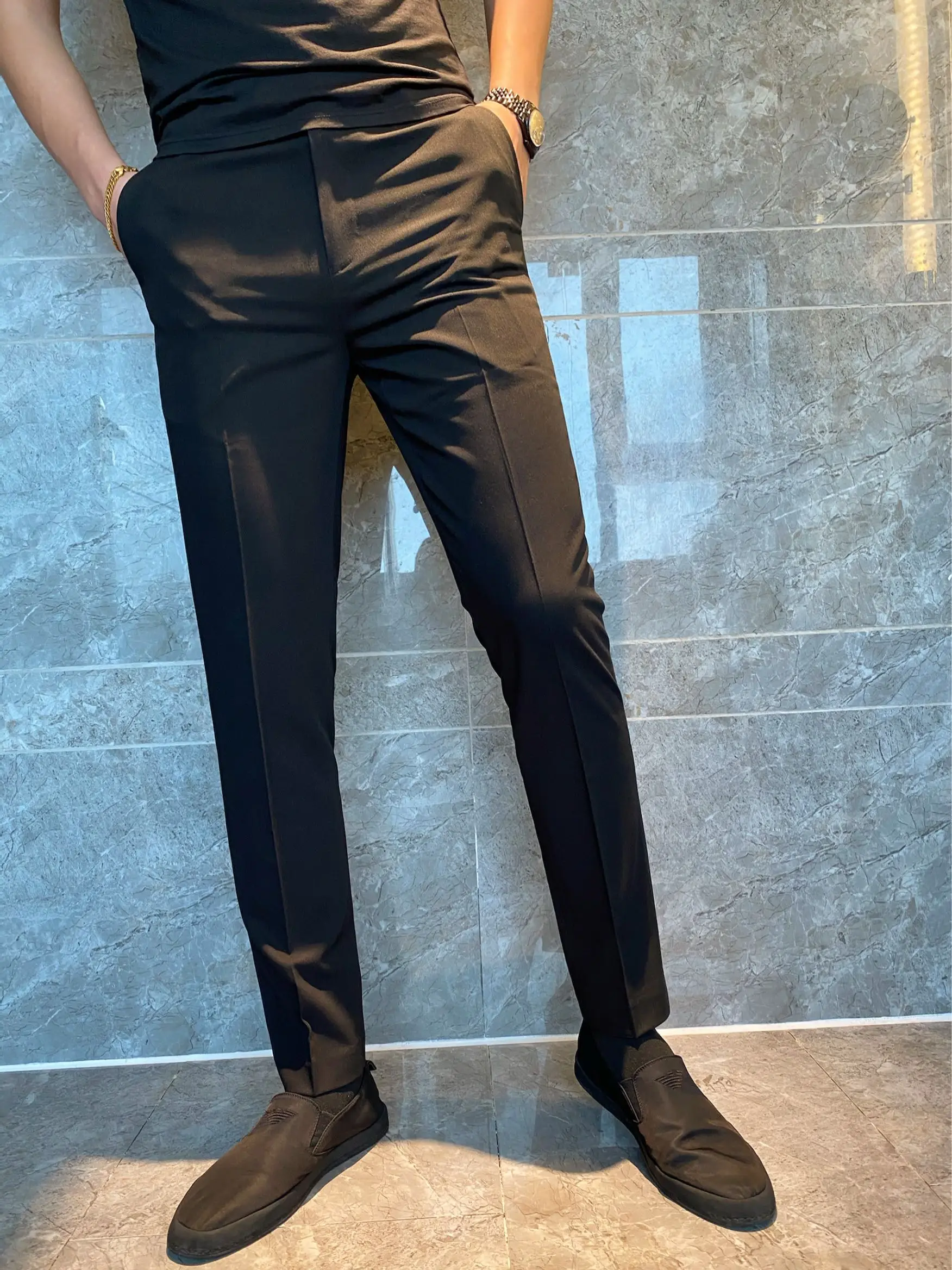 

Мужские брюки-чинос Royal Baron V2024 Slim Fit: идеальный крой, осенние, деловые, повседневные, суперудобные, очень рекомендуемы.