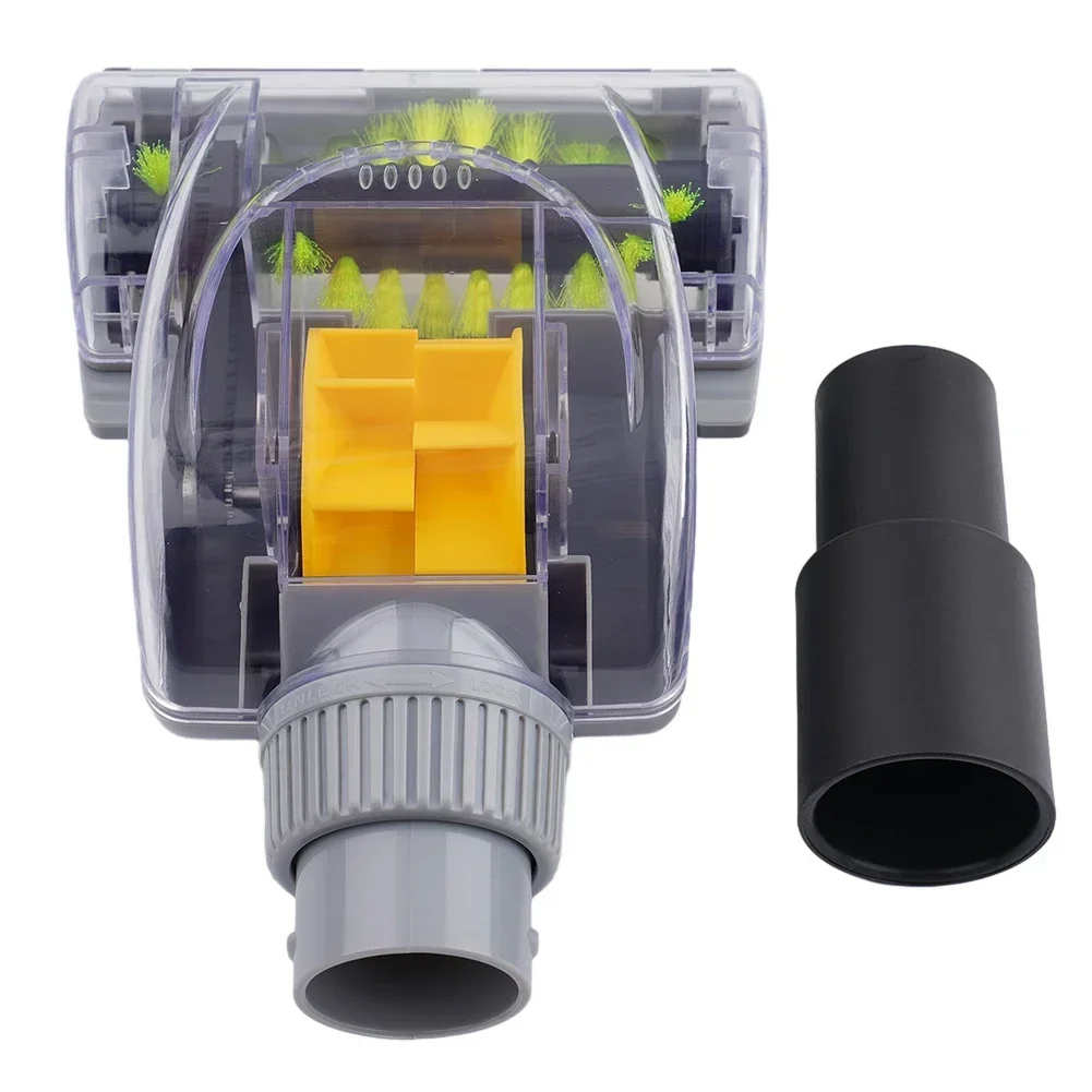 Universals Cyclone Vacuum Cleaner Head Turbo Floor Brush Head Power Nozzle 35mm Mini, For Carpet Bed Small Place Cleaning