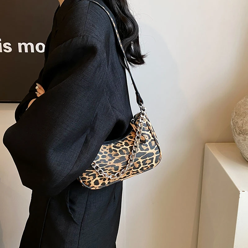 Leopard Shoulder Bags Party bag Women\'s Crossbody Sling Purse Elegant Handbag for Cocktail Prom Luxury Designer Brand Trend 2024