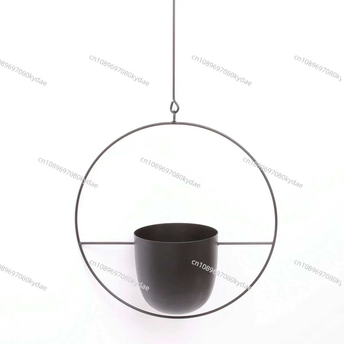 Metal Hanging Pot Plant Hanger Chain Iron Hanging Flower Pot Planter Basket Swinging Flower Pot Plant Holder Home Balcony Decor