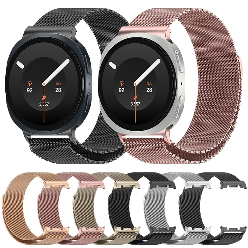 Metallisches Milanaise-Armband für Samsung Galaxy Watch 8 9 44mm 40mm 8 Classic 46mm Magnetisches Uhrenarmband Galaxy Watch Ultra 2-1 47mm Correa