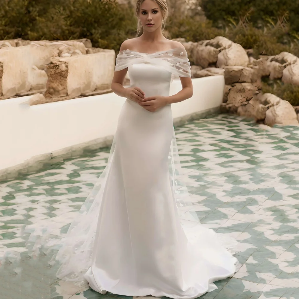 

Customized Luxury Wedding Dresses Mermaid Sweetheart Neck Bridal Gowns Spaghetti Straps Applique Bride Dress Vestido De Novia