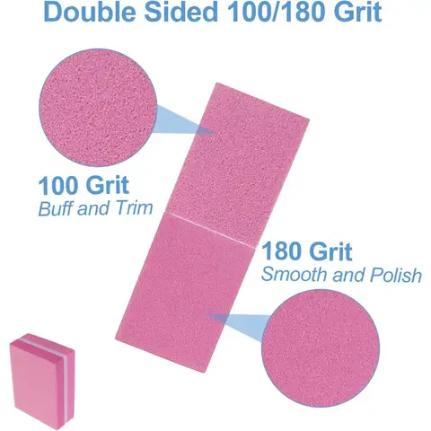 ऐक्रेलिक नाखूनों और प्राकृतिक नाखूनों के लिए मिनी बफर ब्लॉक नेल फाइल, नेल पॉलिशिंग ब्लॉक के लिए नेल बफर ब्लॉक 10 best sales नाखून तकनीक सहायक उपकरण - №5