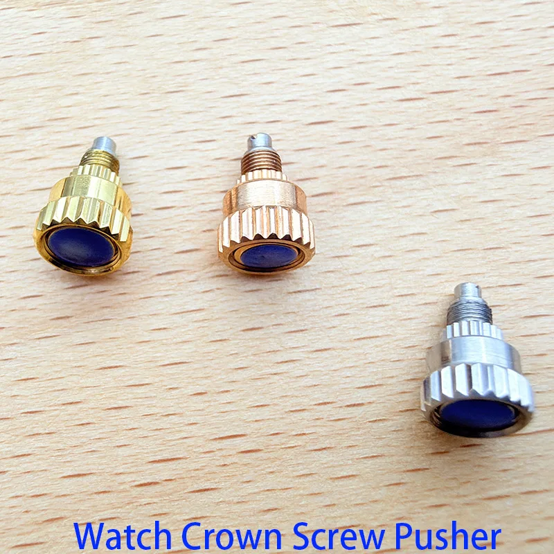 Dia 5.45mm Watch Crown Screw Pusher Fit Daytna Watch Case 116500 116520 Aftermarket Watch Repair Parts