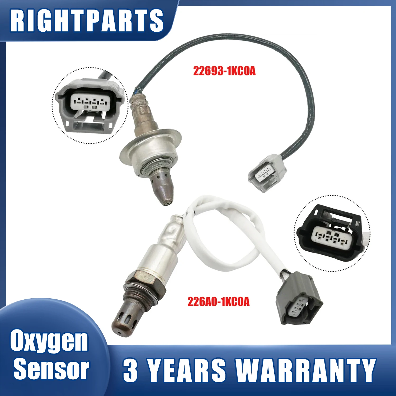 

Up+Downstream Oxygen Sensor 22693-1KC0A 226A0-1KC0A 234-4535 234-9105 For Nissan Juke 1.6L 2011 2012 2013 2014 2015 2016 2017