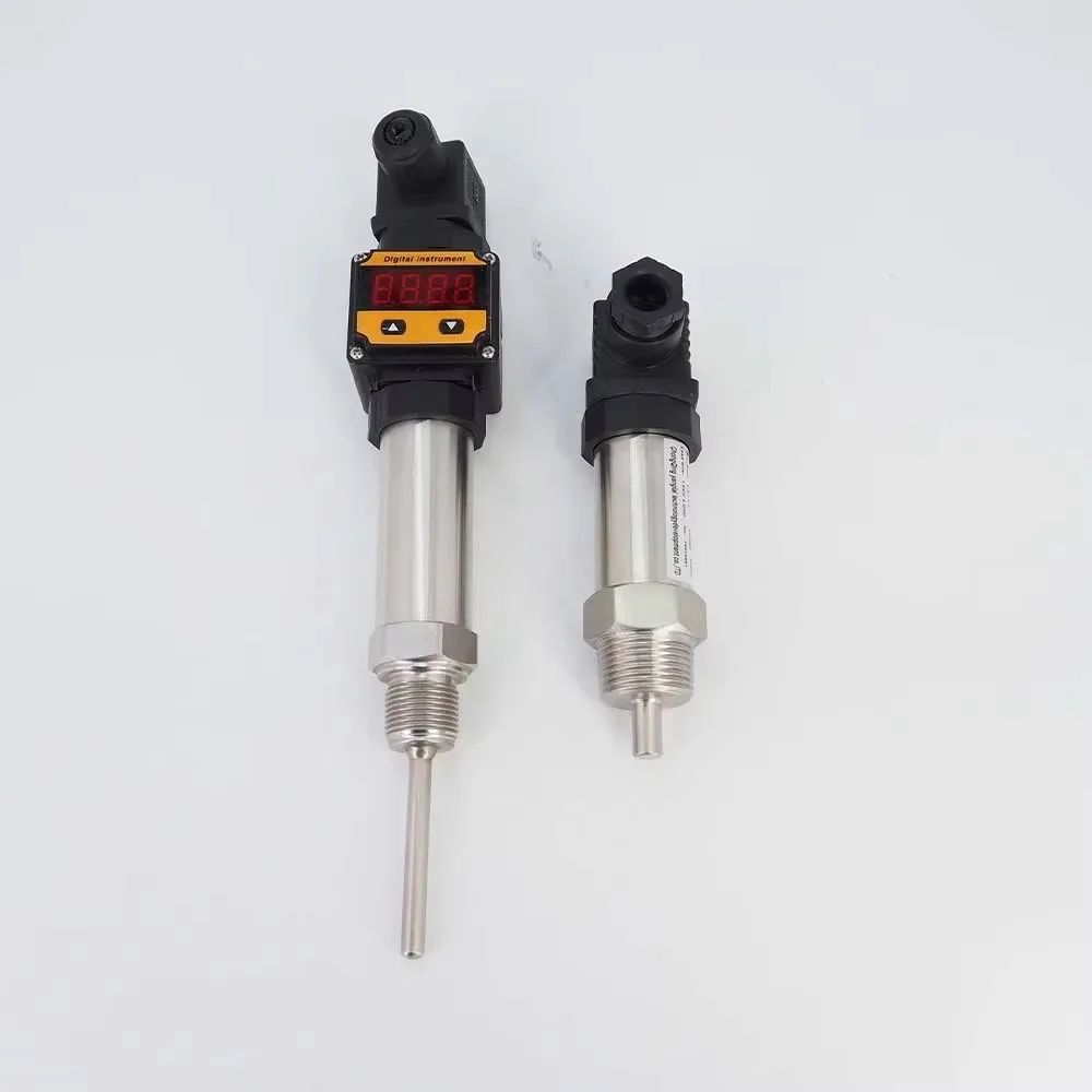 AICE TECH Integrated Temperature Transmitter RTD PT100 Sensor 4-20mA RS485 Modbus with Hirschmann Connector for