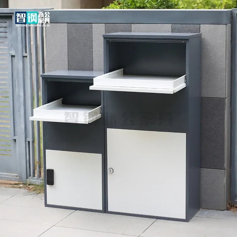 Home door courier cabinet anti-theft smart receiving cabinet large capacity outdoor storage box convenient pickup self-pickup ca