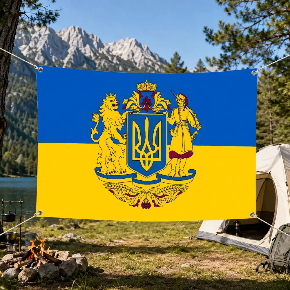 Flag U-Ukraine Flags Aesthetic Wall Tapestry Printed Wall Hanging Living Room Party Outdoor Decor