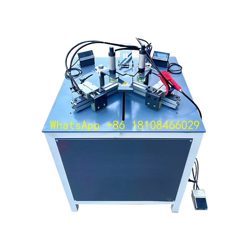 كفاءة 2025 شبه التلقائي 12 بوصة 14 بوصة عالية الدقة الهوائية الزاوية قطع هاينز المحرك الأساسي للألمنيوم الحديد Woo