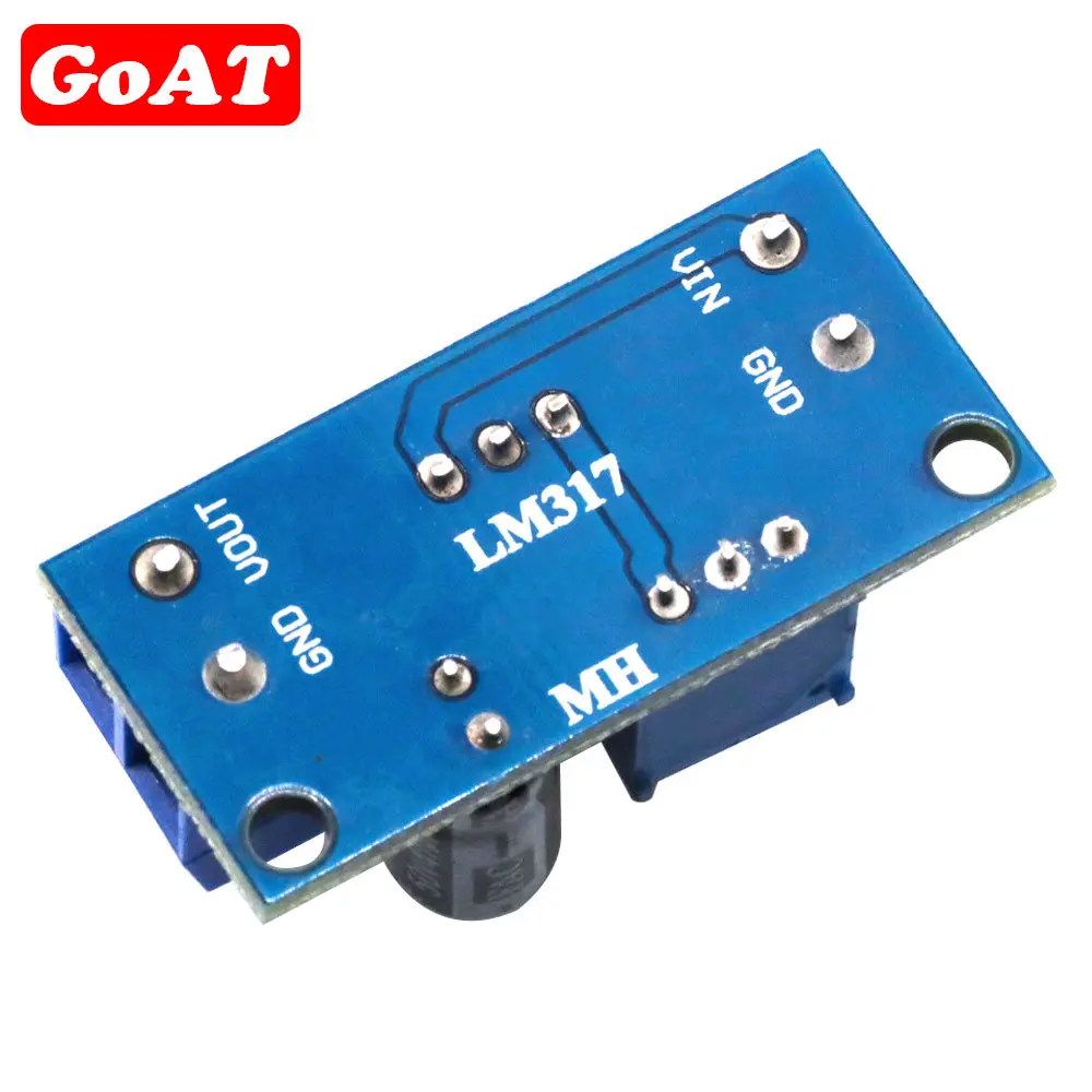 LM317 Adjustable Voltage Linear Regulator Power Supply LM317 DC-DC 4.2-40V To 1.2-37V Step Down Buck Converter Board Module