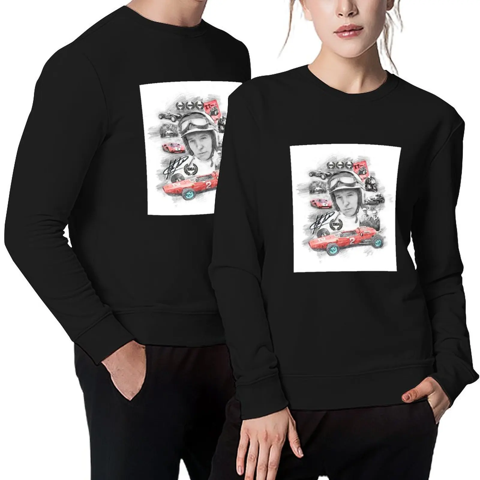 

John Surtees Pullover winter clothes mens clothing anime clothes men wear new sweatshirt