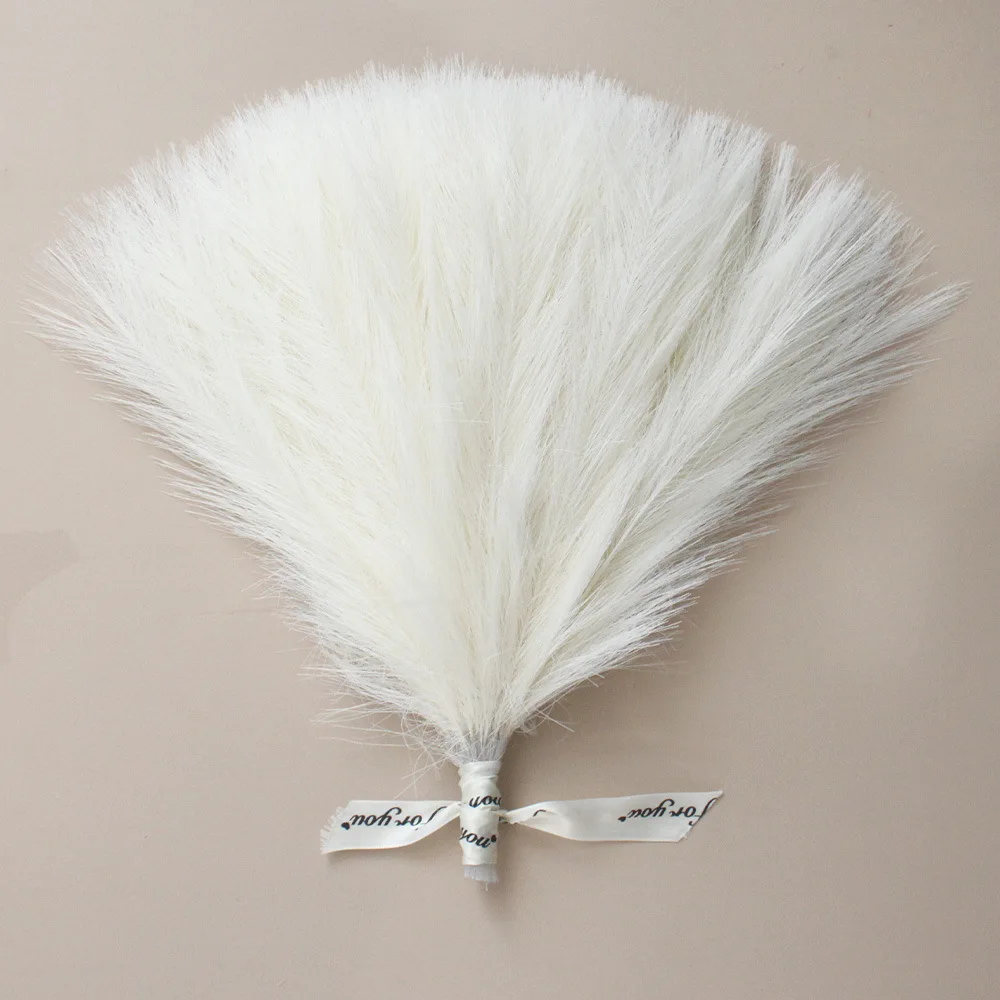 10/50 Stücke Pampas Gras Schilf Künstliche Pflanzen Hause Wohnzimmer Outdoor Garten Festival Kranz Hochzeit Brautsträuße DIY Dekor