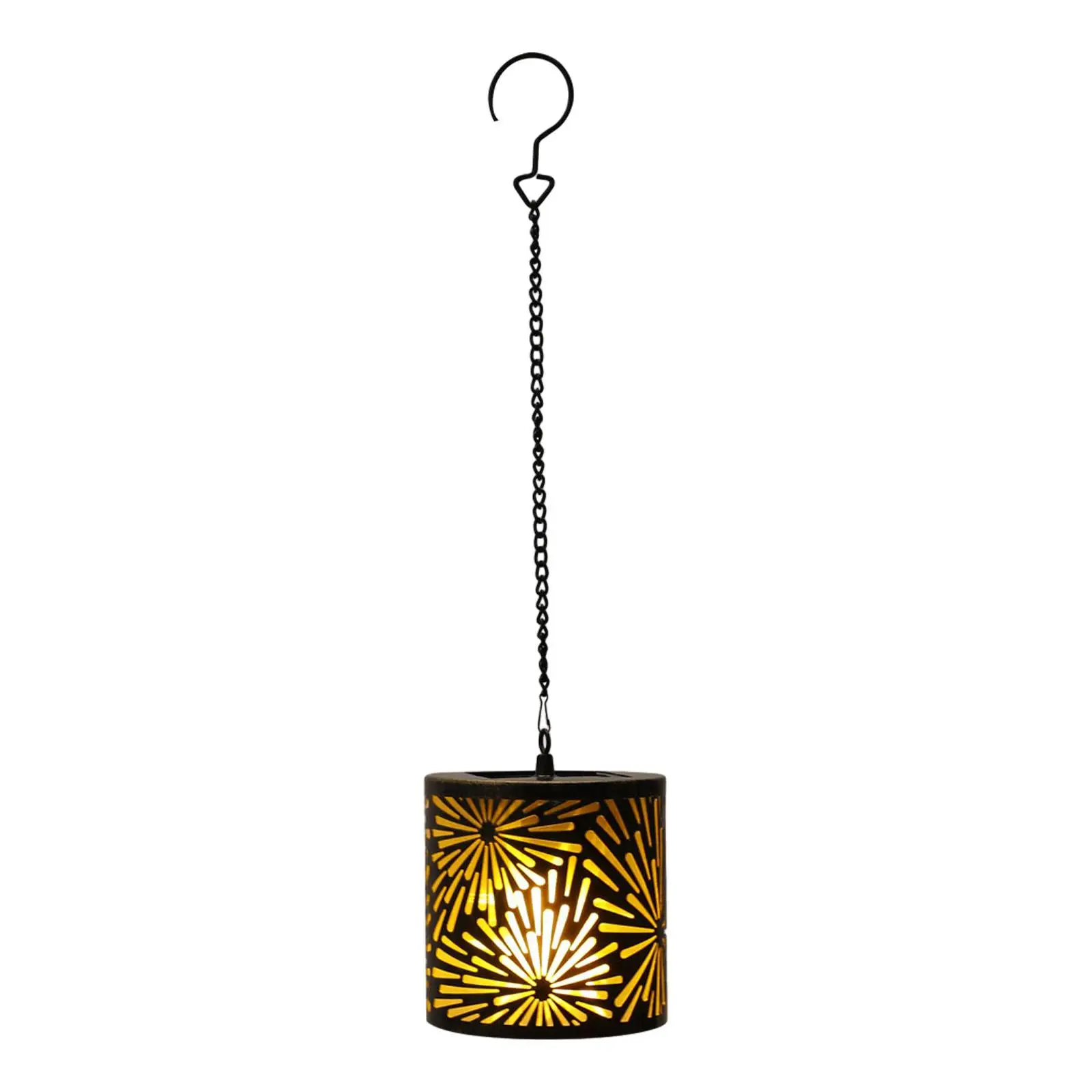 Solar lantern Decorative Waterproof Warm Light for Patio Lawn Outdoor Garden