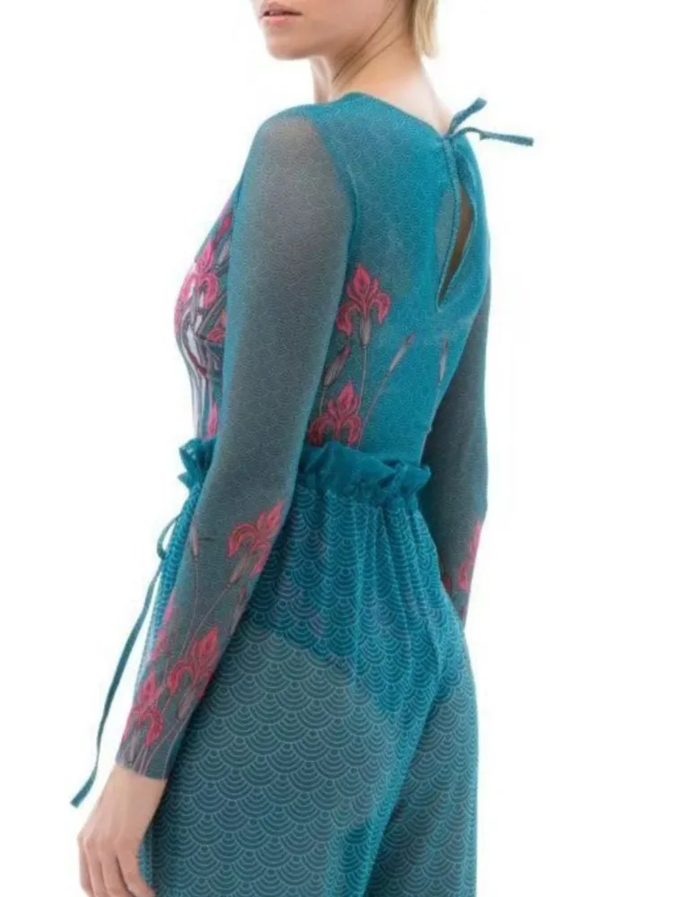 Conjuntos de 2 piezas de traje de baño de malla y traje de baño Sexy Panst, traje de baño de verano para mujer, conjunto de Bikini, traje de baño para cubrir la playa, Куwlльник