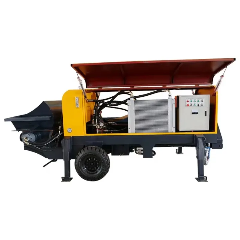 Truck Mounted Ground Concrete Pump Machine Mobile Concrete Delivery Pump for Secondary Structure Pouring Construction