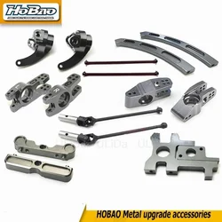 HOBAO 8SC/H9 VS MT ST TT Set di supporti per braccio inferiore dell'albero motore Piastra di protezione del telaio Supporto per mozzo posteriore Prop Supporto per mozzo CVD