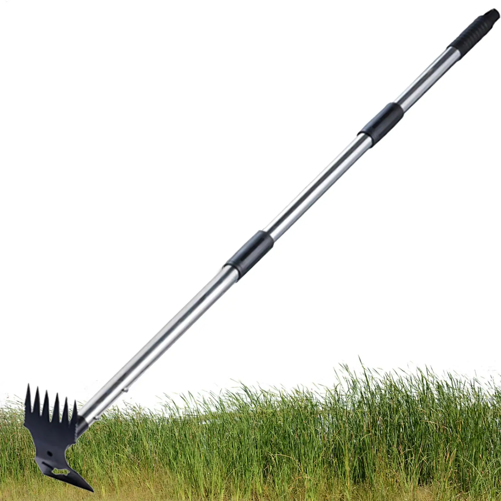 

Weeder Tool Garden Weeds Pulling Tool Double-Sided Rust-Resistant Digger Ergonomic Design For Yard Backyard Weeding Grass Farm